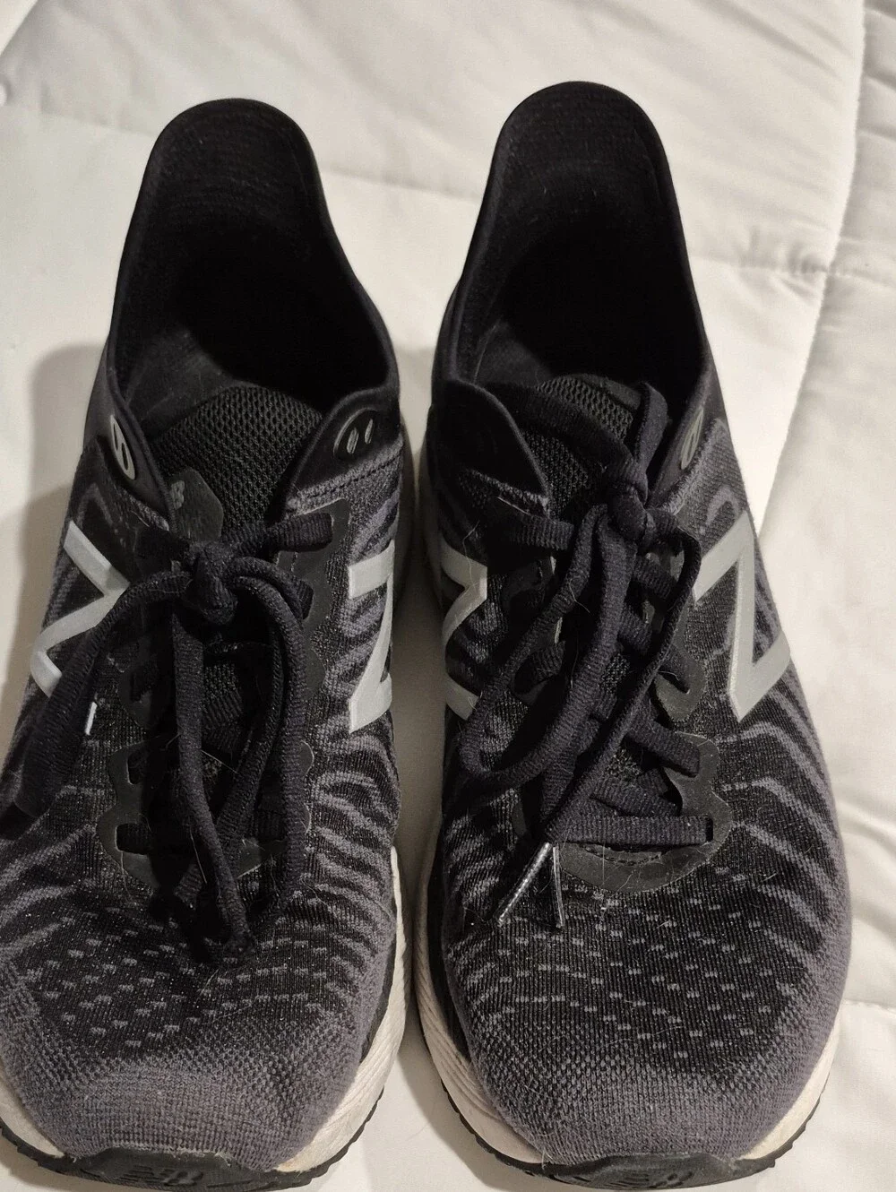 New Balance Black & White Running Sneakers